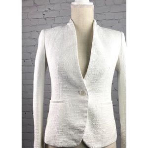 LOFT white Blazer Jacket
